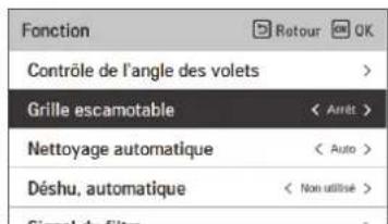 LG PREMTBB10 - Réglage de la grille d'élévation - 1