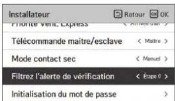 LG PREMTBB10 - Filtrez l'alerte de vérification(ventilateur classique) - 1