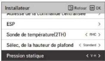 LG PREMTBB10 - Réglage de pression statique (climatiseur) - 1