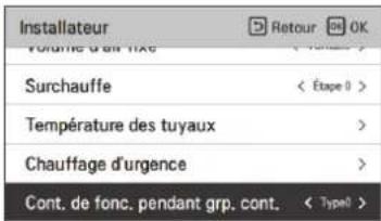LG PREMTBB10 - Réglage de la commande de fonction pendant le contrôle du groupe (climatisation) - 1