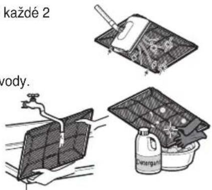 každé 2 vody.