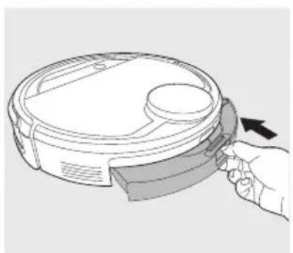 ECOVACS DEEBOT OZMO 937 - Fije el paño de limpieza e instale el paño de limpieza y el depóstito. - 3