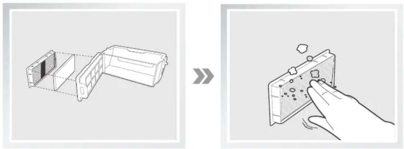 ECOVACS DEEBOT OZMO 937 - Dust Bin and Filters - 2