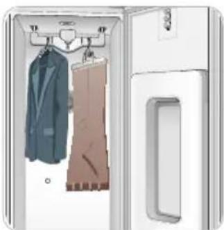 LG S3MFBN - Hanging Pants On the Pants Hanger - 3