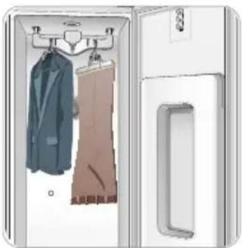 LG S3MFBN - Suspendre le pantalon au cintre pour pantalon - 3