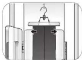 LG S3MFBN - Hanging Pants On the Pants Hanger - 2