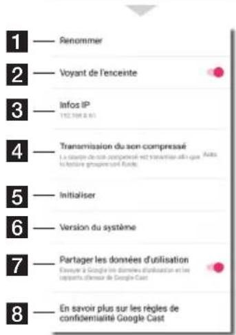 LG NP8540 - Menu [Enceintes] - 2