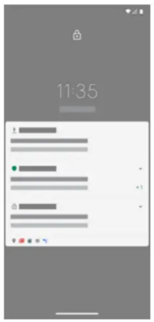 MOTOROLA Moto G40 Fusion - À propos de votre écran de verrouillage - 1