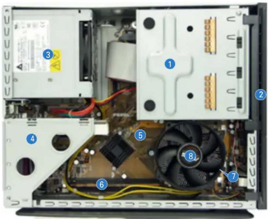 ASUS P2P5945G - Dahili bileşenler - 1