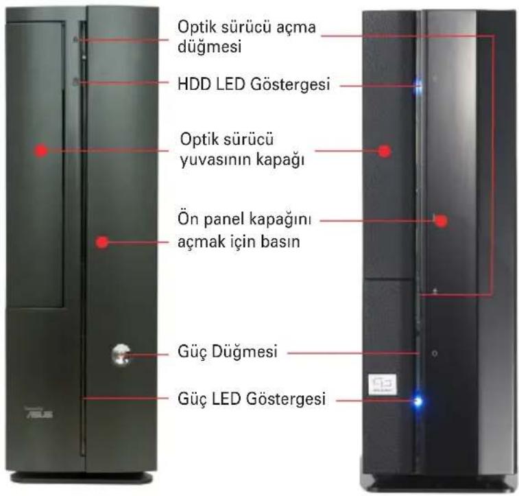 ASUS P2P5945G - Ön panel özellikleri Kapat - 1