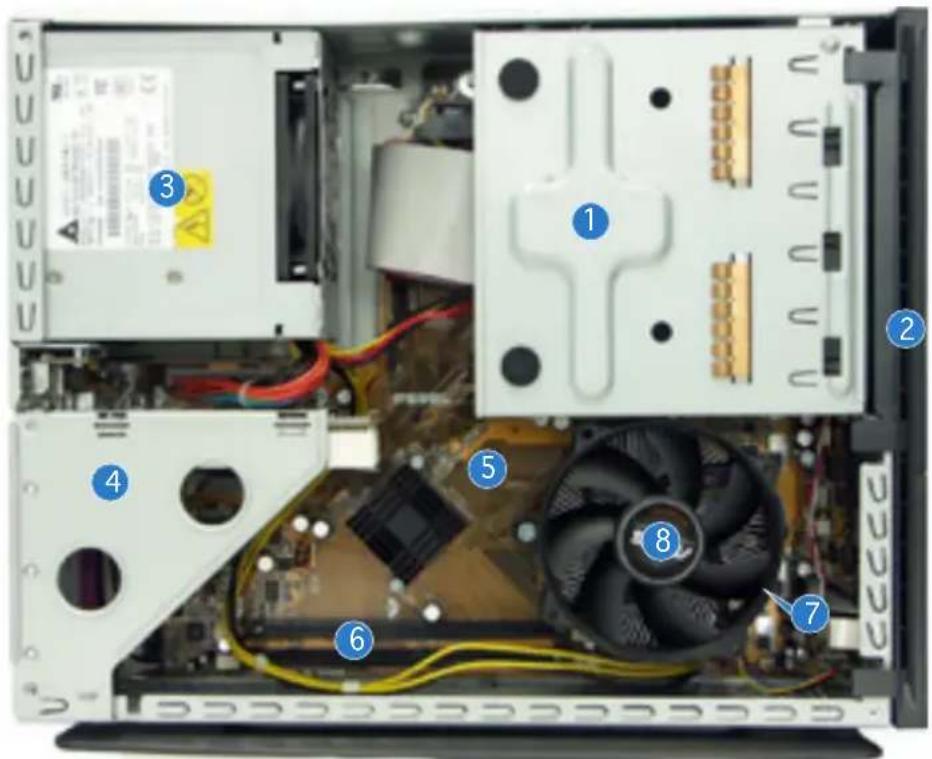 ASUS P2P5945G - Composants internes - 1