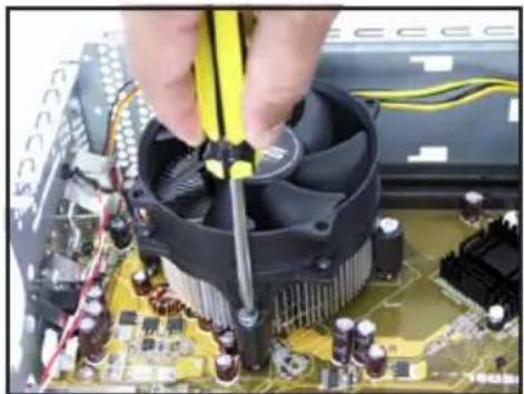 ASUS P2P5945G - Removing the CPU fan and heatsink - 1