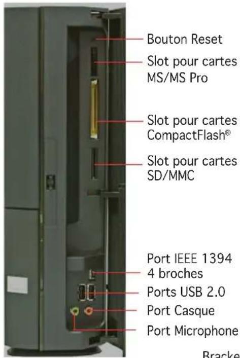 ASUS P2P5945G - Caractéristiques de la façade - 1