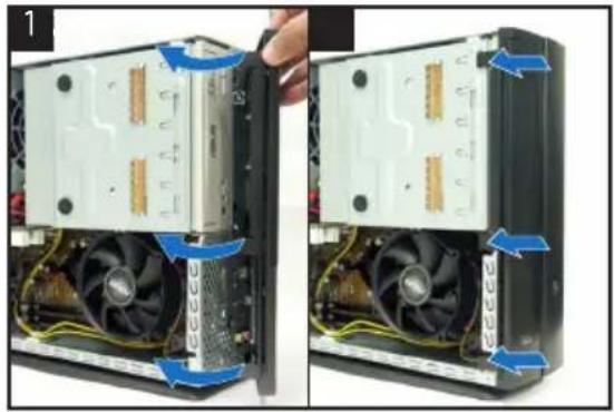ASUS P2P5945G - Réinstaller le capot de la façade - 1