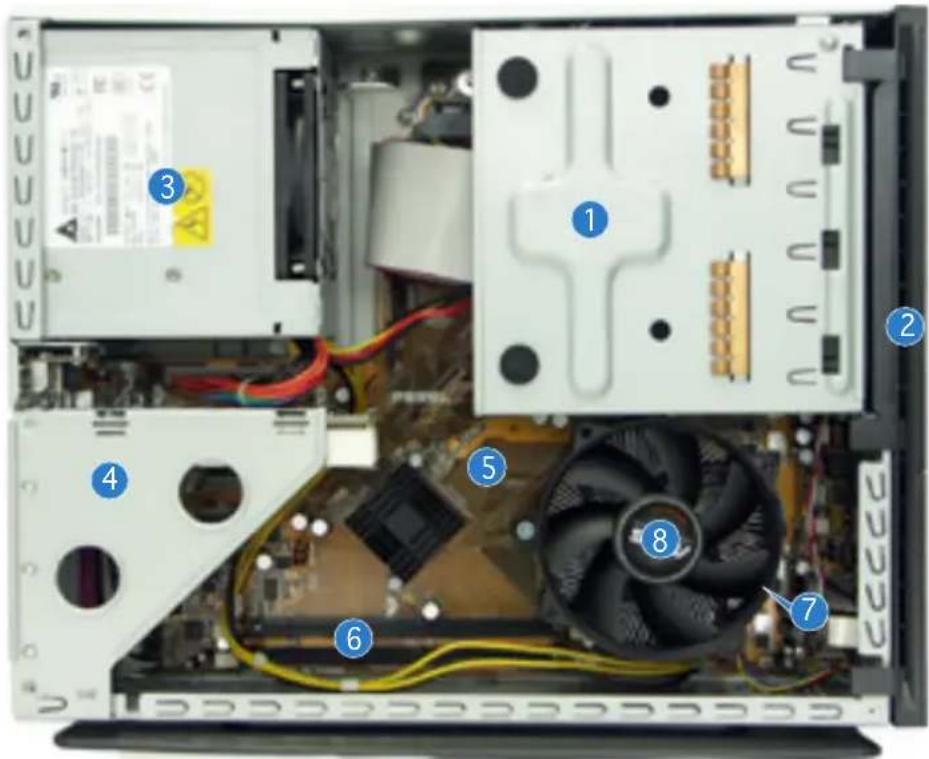 ASUS P2P5945G - Internal components - 1