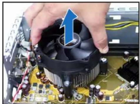 ASUS P2P5945G - Removing the CPU fan and heatsink - 2