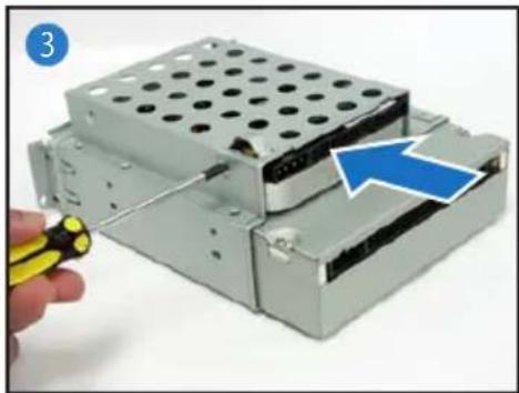 ASUS P2P5945G - 光学ドライブと記憶ドライブを取り付ける - 1