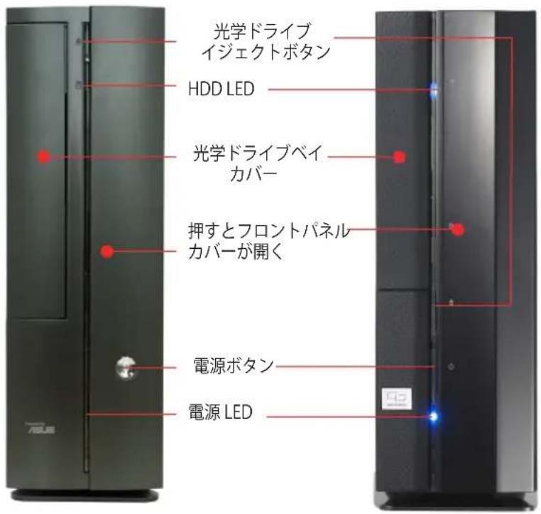ASUS P2P5945G - フロントパネル - 1