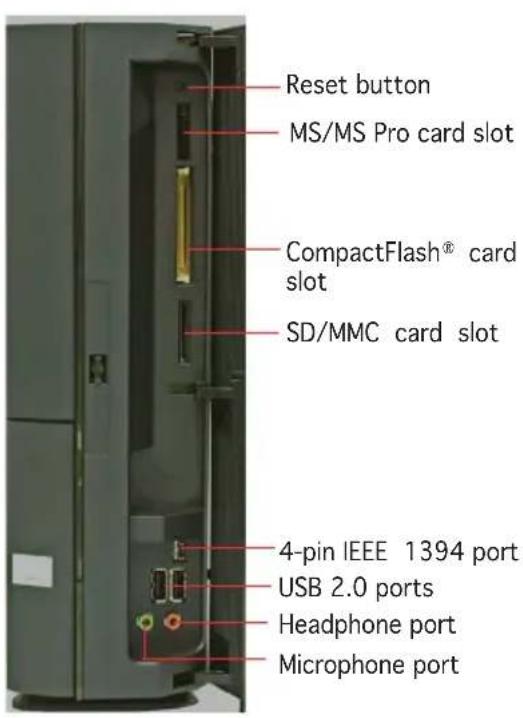 ASUS P2P5945G - Front panel features Rear panel features - 1
