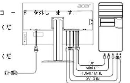 ACER BM320 - 外部コントロ -ル - 1