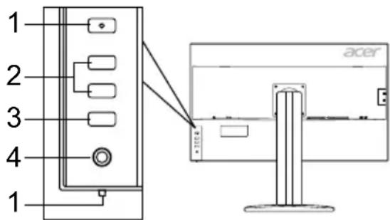 ACER BM320 - Füusilised nupud - 1