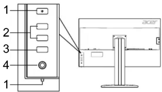 ACER BM320 - Comenzi externe - 1