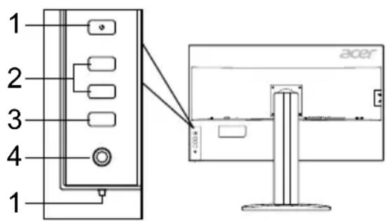 ACER BM320 - Controlli esterni - 3