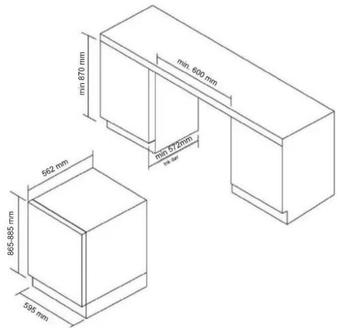 HOOVER HWCB 60D UKSSMN - Oppbevaringsdiagram - 6