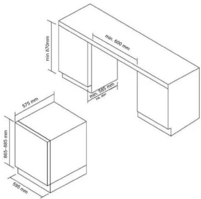 HOOVER HWCB 60D UKSSMN - Förvaringsdiagram - 7
