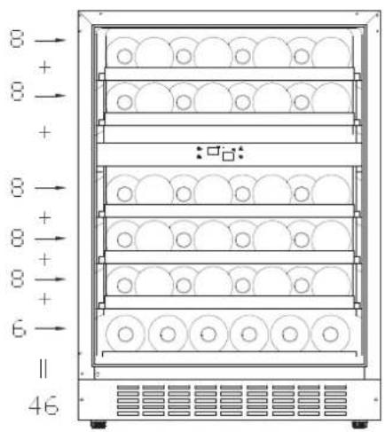HOOVER HWCB 60D UKSSMN - Schemat przechowywania - 1