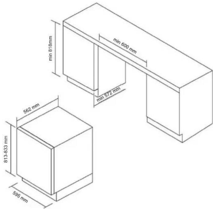 HOOVER HWCB 60D UKSSMN - Opbevaringsdiagram - 4
