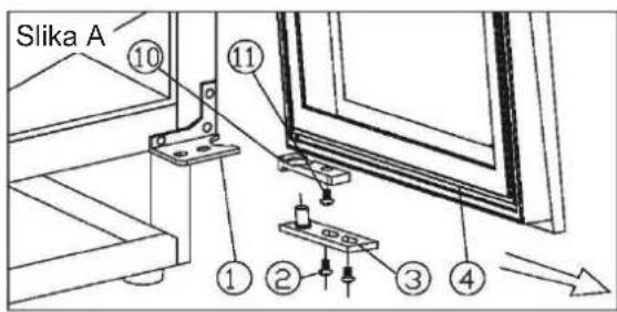 HOOVER HWCB 60D UKSSMN - Tip A (za vrata, ki so v celoti izdelana iz stekla/nerjavečega jekla) - 1