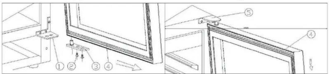 HOOVER HWCB 60D UKSSMN - Typ B (för smal dörr i rostfritt stål) - 1