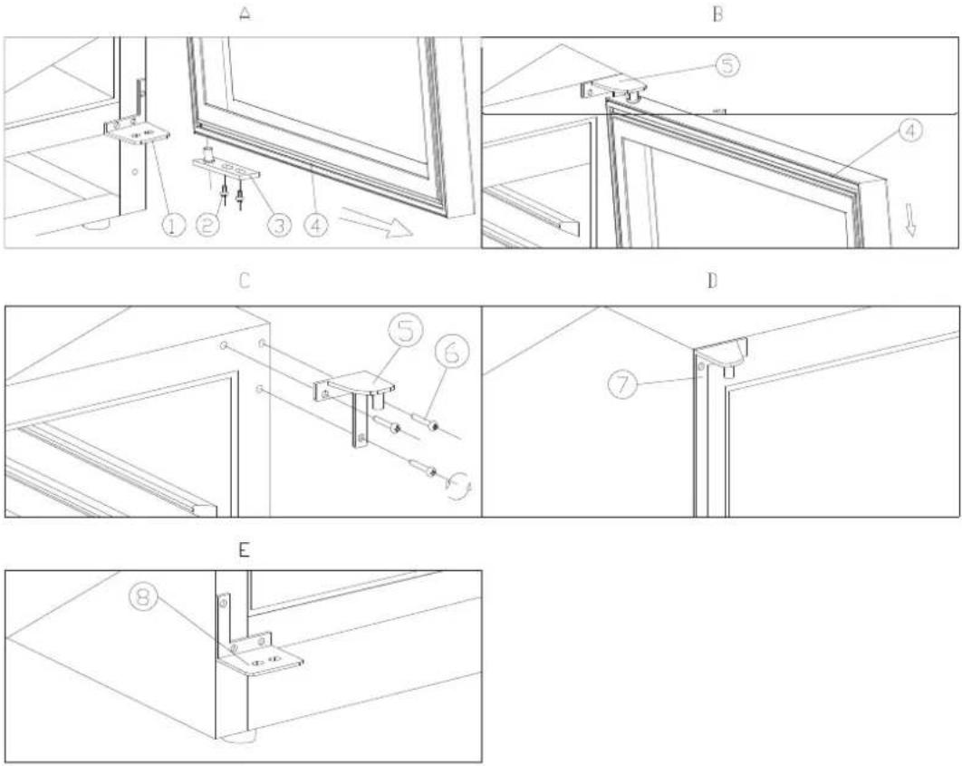 HOOVER HWCB 60D UKSSMN - Deurbegrenzer 11. Schroef - 1