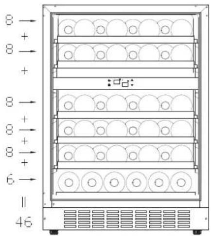 HOOVER HWCB 60D UKSSMN - Schéma de stockage - 1