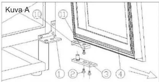 HOOVER HWCB 60D UKSSMN - Tyyppi A (täyslasinen/ruostumattomasta teräksestä valmistettu ovi) - 1