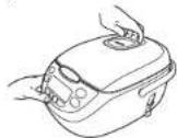 PANASONIC SRCN108 - ① Pull up to remove. - 1