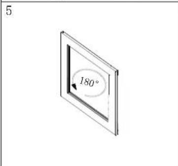 HOOVER HWINE 300 HWCB 451 - Top hinge (2) Door light switch (3) Location-plate (4) Supporter (5) Bottom hinge - 5