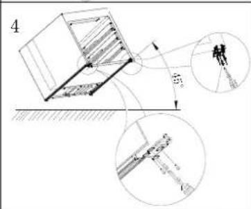 HOOVER HWINE 300 HWCB 451 - Top hinge (2) Door light switch (3) Location-plate (4) Supporter (5) Bottom hinge - 4