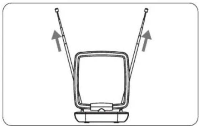 PHILIPS SDV2125T - Pour une réception VHF - 1