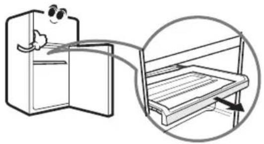 LG GT32WPP - PULL OUT TRAY/ TABLETTE COULISSANTE (OPTIONNEL) - 1