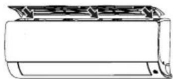 LG USUW246K3A0 - Montagem do filtro de ar - 1