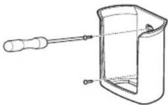 LG USUW246K3A0 - Installazione del supporto del telecomando - 1