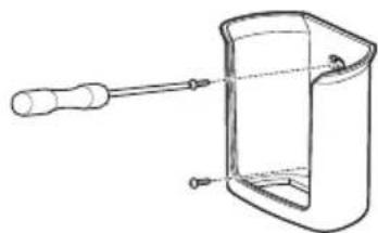 LG USUW246K3A0 - Instalowanie uchwytu pilota zdalnego sterowania - 1