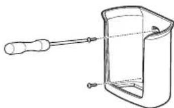 LG USUW246K3A0 - Installing the remote control holder - 1