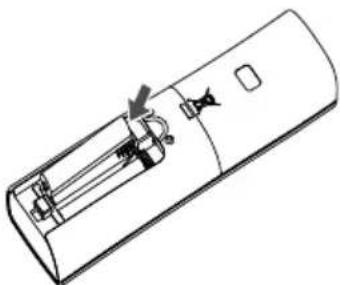 LG USUW246K3A0 - Insertion des piles - 2