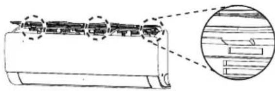 LG USUW246K3A0 - Montaje del filtró de aire - 2