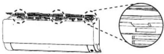 LG USUW246K3A0 - Montagem do filtro de ar - 2