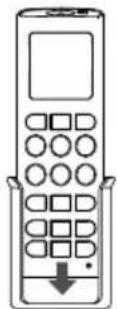 LG USUW186K3A0 - De afstandsbedieninghouder bevestigen. - 2