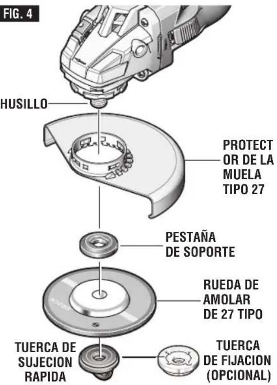 BOSCH GWS18V45CN - ENSAMBLAJE DE LA RUEDA DE AMOLAR DE DISCO - 2